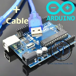 Kit Arduino Uno R3 Atmega 328P AR-01B + Kabel USB Compatible Board