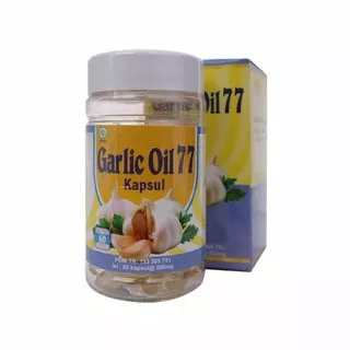 Garlic Oil 77 kapsul isi 60 Ekstrak Minyak Bawang Putih ORIGINAL