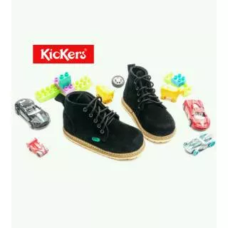 SEPATU KICKERS BOOT KIDS WARNA HITAM