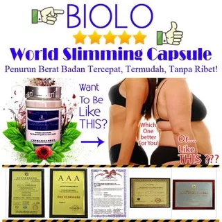 Biolo wsc asli obat pelangsing wsc biolo 100% original suplemen diet ampuh pelangsing