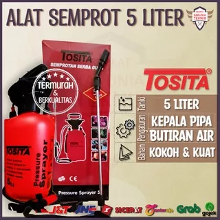 TOSITA Pressure Sprayer 5 Liter - Alat Penyemprot Tanaman Hama BERMUTU