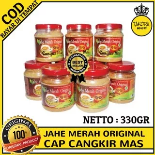 DD 78D MINUMAN SERBUK JAHE MERAH ORIGINAL CAP CANGKIR  MAS 330 GR  JAHE BUBUK HERBAL KESEHATAN BPOM