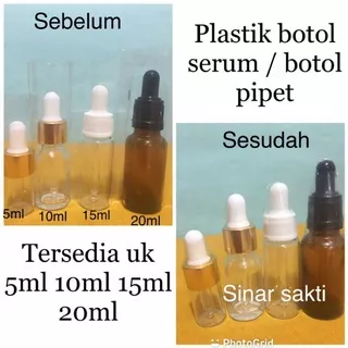 Plastik Segel Botol Pipet / Botol Serum 5ml 10ml 15ml 20ml / Plastik Segel Botol Serum