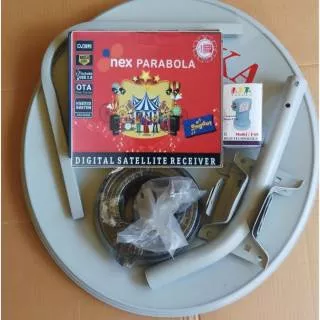 Antena parabola 45cm 45 cm lengkap receiver nex parabola
