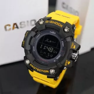 CASIO G SHOCK PRW PROTREX JAM TANGAN SPORT DIGITAL RUBBER HITAM KUNING TERLARIS