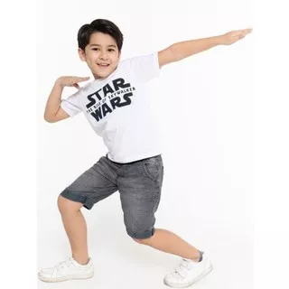 DISKON   Kaos Anak Disney Star Wars Typographic Print T-shirt Original