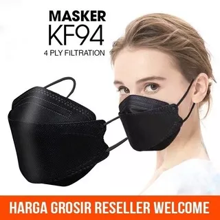 1pc Masker korea KF-94 import bts lisa 4ply tebal protection mask KF94 putih anti virus mouson white
