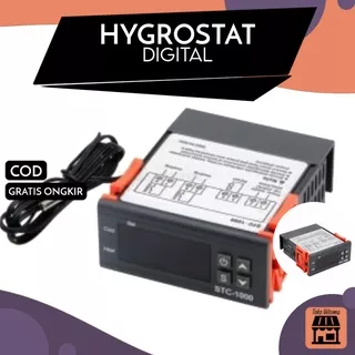 Thermostat Hygrostat Digital  STC-1000 Pengatur Suhu Dan Kelembaban Otomatis AC 220V 12V Termurah