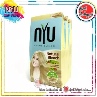 NYU Bleaching Hair Colour / Cat Rambut / Semir Rambut Tanpa Ammoia