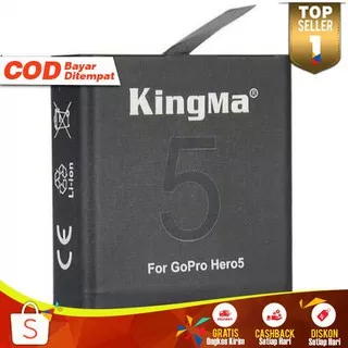 KingMa BV 04 Battery GoPro Hero 5 Baterai Action Camera Awet Batre Go Pro Kamera Replacement 1220mAh
