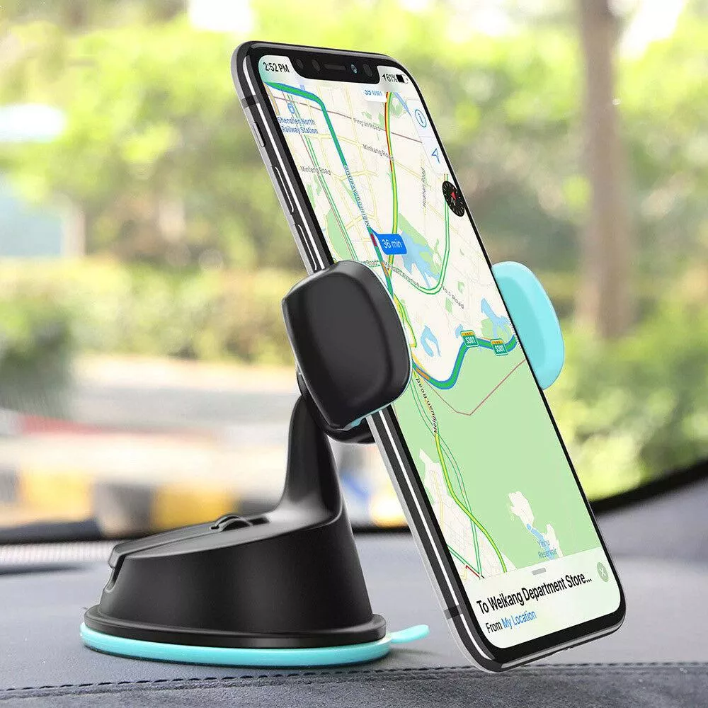 Universal 360 Rotation Car Mobile Phone Holder / 3 in1 Windshield,Center Panel,Air Vent Clip Phone GPS Mount / in Car Smartphone Stand / For iPhone 11 Pro XS Max Android Phone Xiaomi Huawei Samsung