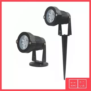 Lampu LED Taman Halaman Teras Outdoor Sorot 3W 5W Watt Tancap Spot Spotlight Garden Park Light Lamp