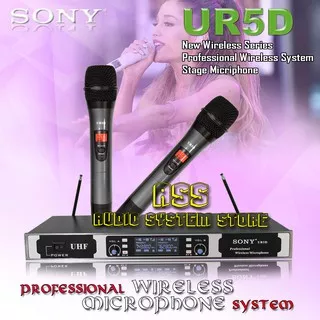 Mic Wireless SONY UR 5D / Microphone Wireless UHF UR-5D / Mic SONY UR - 5D / UR 5 D / Mic UR-5 D