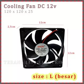 Kipas Angin Pendingin / Cooling Fan / Kipas Komputer DC 12V NIHON