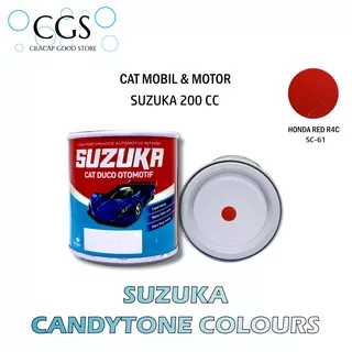 Cat Suzuka CANDYTONE MERAH SC61 200cc - cat merah candy tone - cat motor merah candy - cat candy red - cat merah candy - cat motor merah candy - suzuka candy - suzuka sc61 - suzuka sc 61