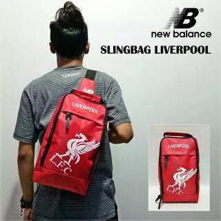 TAS SLING BAG LIVERPOOL TAS WAISTBAG TAS SEPATU BOLA DAN FUTSAL TAS OLAHRAGA TAS JALAN