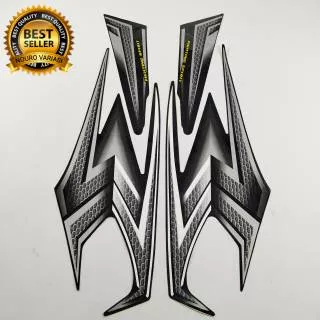 striping stiker yamaha RX KING tahun 2004 hitam full set  kualitas terbaik ter murah