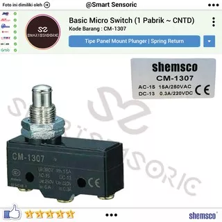 Shemsco CM-1307 Limit Switch Micro Switch Setara Z-15GQ-B Omron