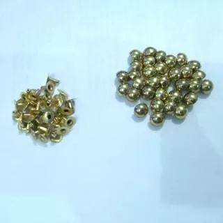 Paku jamur /keling/ rivet warna gold ukuran 9mm