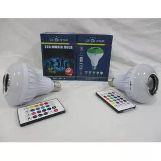 GEO STAR Lampu LED Music Bluetooth+Speaker+Remote+Powerbank NEW***