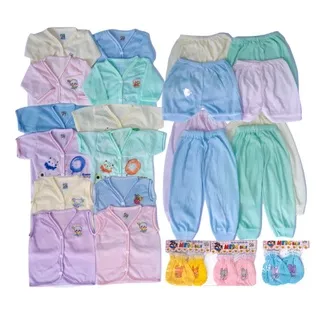 Paket Bayi Baru Lahir 32 pcs / Paket Murah Baju New Born