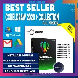 COREL DRAW 2020 2019 X8 X7 X6 X5 X4 X3 Full Version Software Corel DRAW Graphics Suite Windows