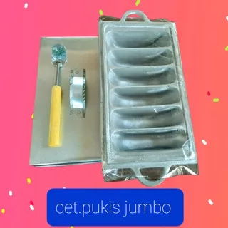 Cetakan Kue Pukis Jumbo isi 6 + Sutil Mini