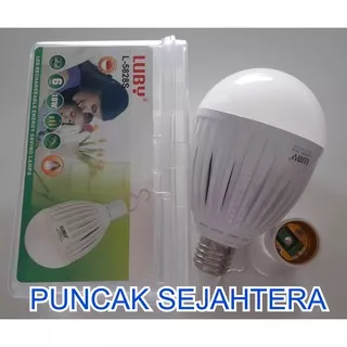 Lampu Led Luby Emergency 18w 18 Watt Fungsi Powerbank 2 Baterai 3 WARNA 5828S