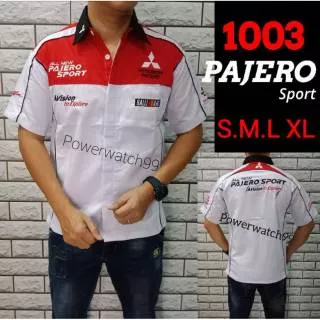 kemeja otomotif bordir baju komunitas mitsubishi pajero sport