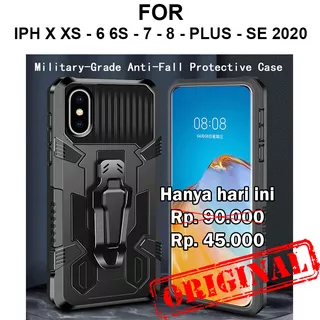 BELT ARMOR case iPhone X Xs - 6 6s - 7 - 8 - Plus SE 2020 casing cover