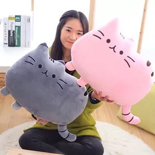 BONEKA BANTAL KUCING PUSHEEN CAT XL JUMBO 60CM| Kado Hadiah Mainan Anak/ Pacar/ Teman/ Birthday Gift/ Ultah/ Wisuda/ Anniversary