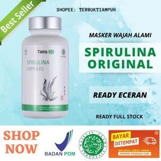 (BISA COD) MASKER SPIRULINA ORIGINAL TIENS || MASKER WAJAH ALAMI