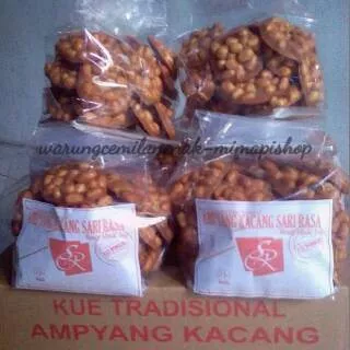 Ampyang kacang, gula kacang kemasan 500gr