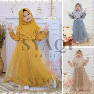 Baju Lebaran Anak Perempuan Terbaru, Model Baju Anak Perempuan 3 4 tahun Kekinian FREE BERGO, Busana Muslim Anak Perempuan Cantik Lucu, Busana Muslim Lebaran Anak Perempuan Kekinian, Model Baju Syari Anak Perempuan Terbaru 2022, Bariba Baju Anak Perempuan