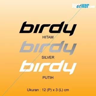 BIRDY Frame Sticker Logo, Birdy Classic