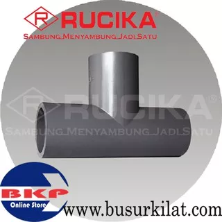 Tee 1 X 3/4 Inch (AW) Pvc Rucika  / Sambungan Pipa / Fitting Pipa