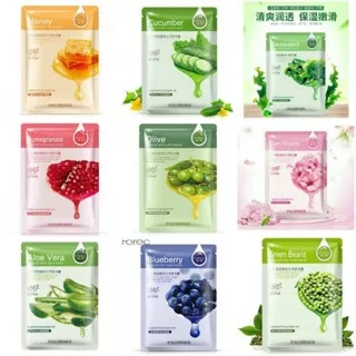 ROREC SHEET MASK MASKER WAJAH AFTER FACIAL OR BB GLOW TREATMENT READY JAKARTA