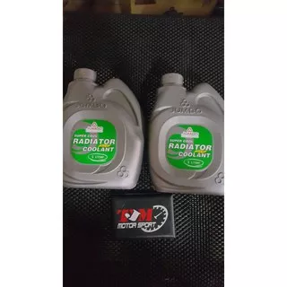 AIR RADIATOR JUMBO 1 LTR /RADIATOR AIR COOLANT (AIR HIJAU) MOTOR DAN MOBIL