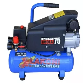 LAKONI IMOLA 75 Kompresor Angin 3/4 HP Portable Air Compressor 10 ltr