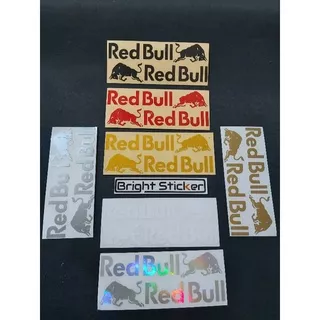 STICKER RED BULL KANAN KIRI CUTTING