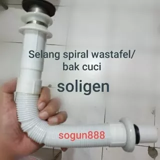 Ready Stock] Selang Spiral Afur Wastafel Atau Bak Cuci