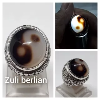 Cincin batu Yaman ying-yang bagus