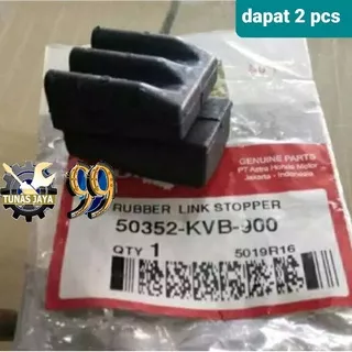 50352-KVB-900 Rubber Link Stoper Karet Link Engine Hanger Vario 110 Lama Cw Techno Karbu 2 pcs