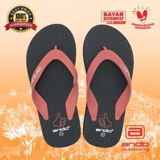 ANDO HAWAII LIKE MERAH - SANDAL JEPIT - SANDAL FASHION - ANDO ORIGINAL