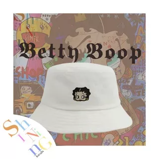 betty boop bucket hat / topi nelayan korea motif karakter kartun y2k