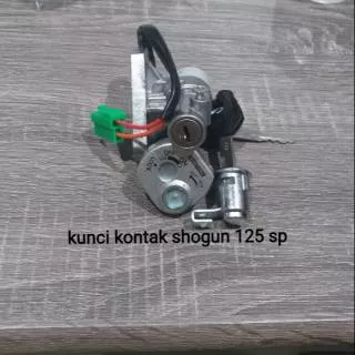 kunci kontak shogun 125 sp sudah termaksud kunci jok dan pengaman