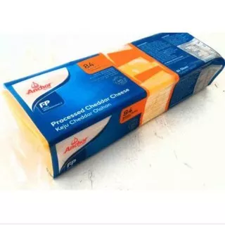 Keju Anchor Orange Slice - Cheddar Cheese Slice 1040gram isi 84 lembar - Gosend/Grab Only