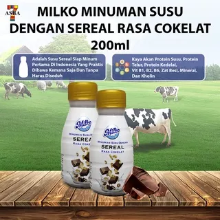 Milko Minuman Susu Sereal rasa cokelat 200ml