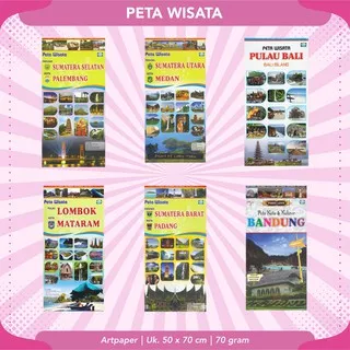 Peta Wisata Sumatera Selatan Palembang Pulau Bali Kuliner Bandung Lombok Mataram Medan