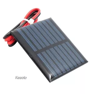 Panel Surya Mini Bahan Silikon Polycrystalline Ukuran 4v 55x55mm Untuk Charger Baterai